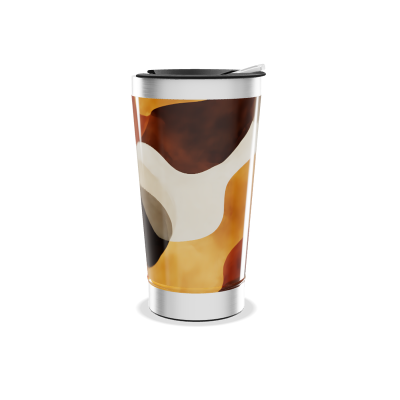 Copo Térmico - Estampa Abstrata Colorida