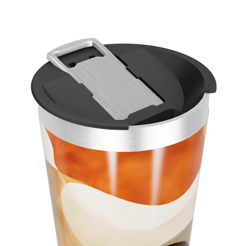 Copo Térmico - Estampa Abstrata Colorida