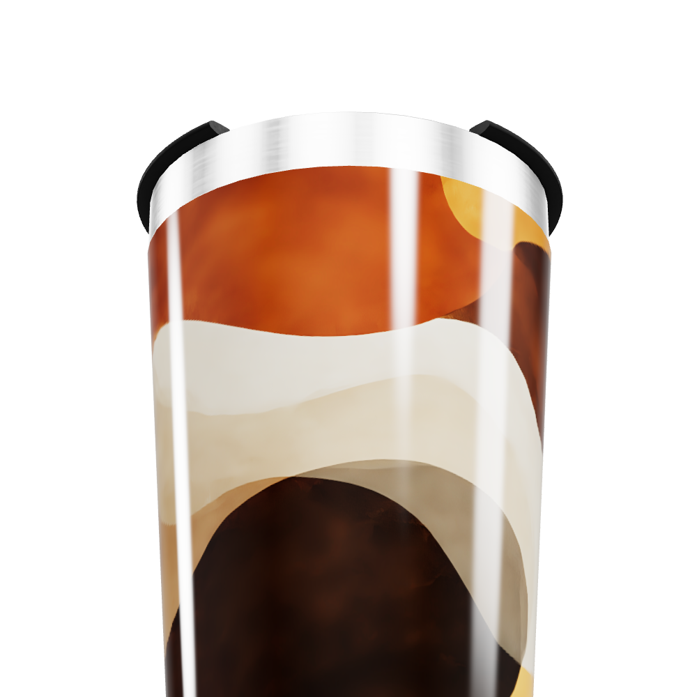 Copo Térmico - Estampa Abstrata Colorida