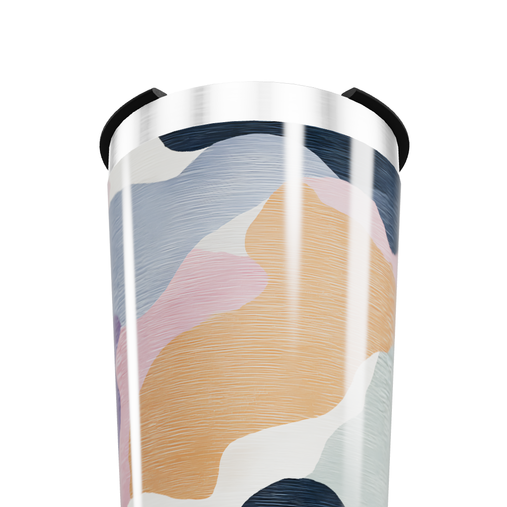 Copo Térmico - Estampa Abstrata Colorida