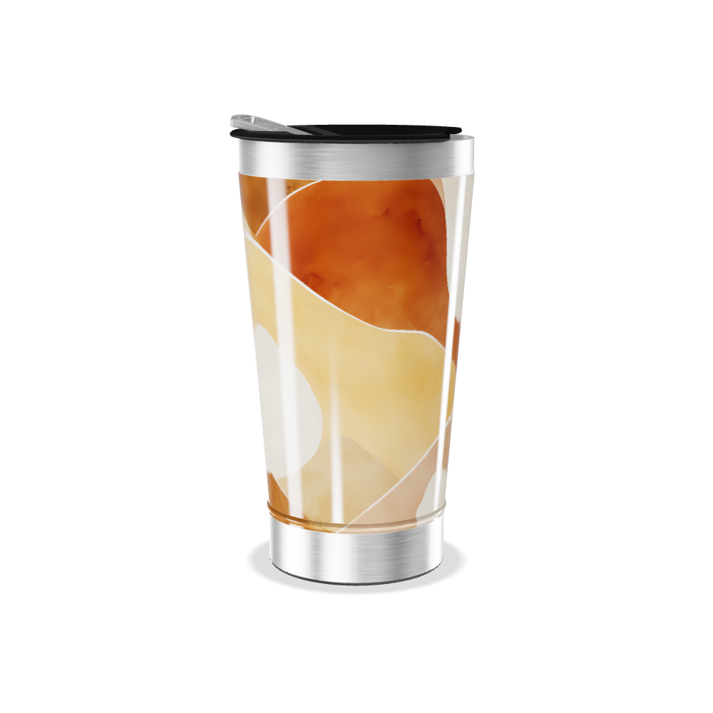 Copo Térmico - Estampa Abstrata Colorida