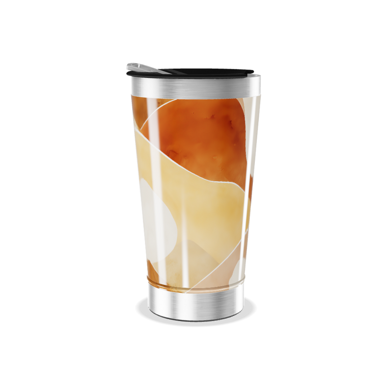 Copo Térmico - Estampa Abstrata Colorida