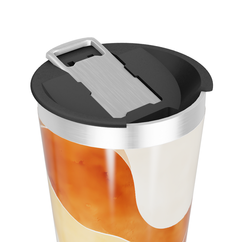 Copo Térmico - Estampa Abstrata Colorida