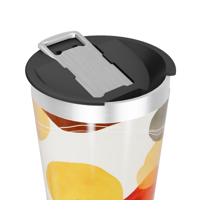 Copo Térmico - Estampa Abstrata Colorida