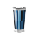 Copo Térmico - Azul com Listras Geométricas