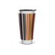 Copo Térmico - Listrado Colorido Inox