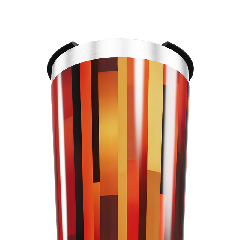 Copo Térmico - Estampa geométrica colorida