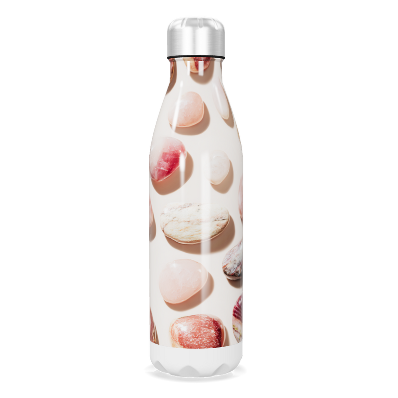 Garrafa Inox - Estampa Pedras Coloridas