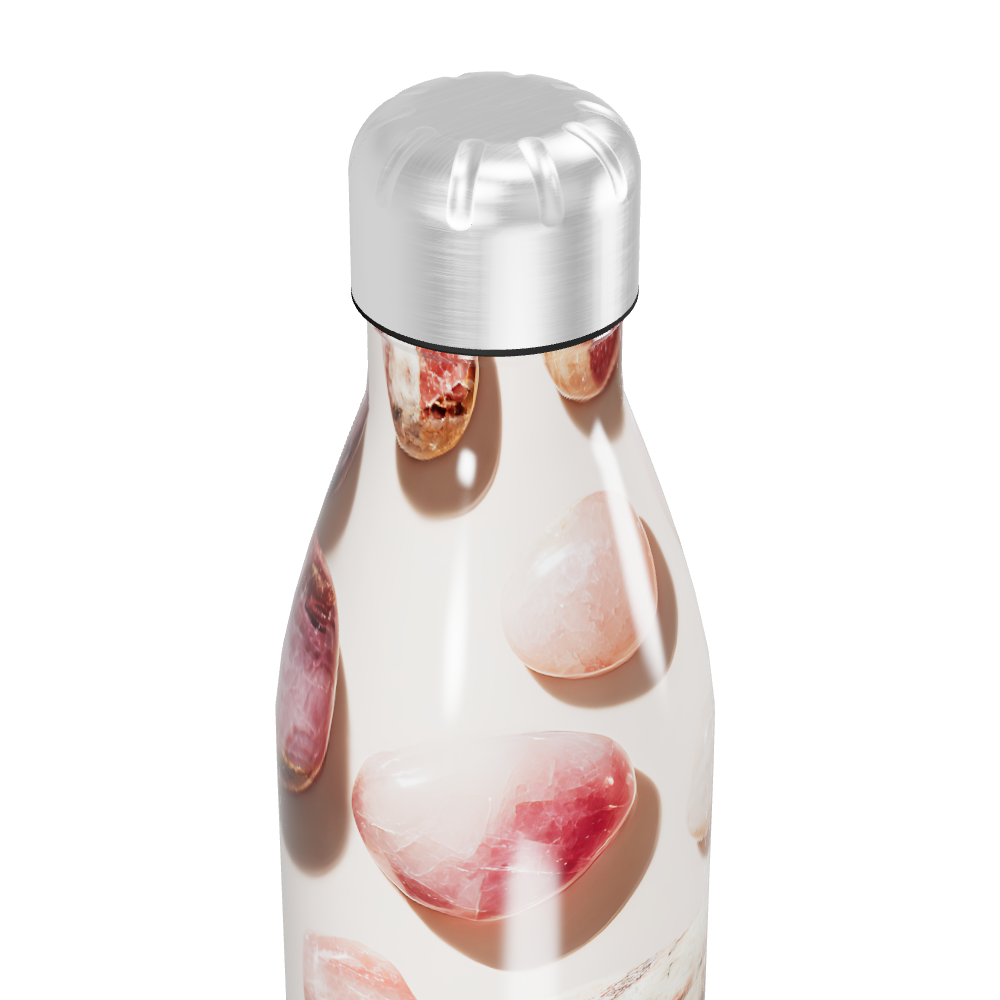 Garrafa Inox - Estampa Pedras Coloridas