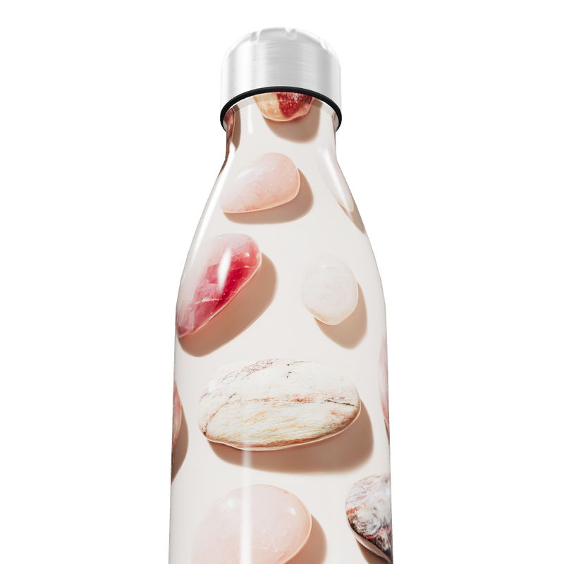 Garrafa Inox - Estampa Pedras Coloridas