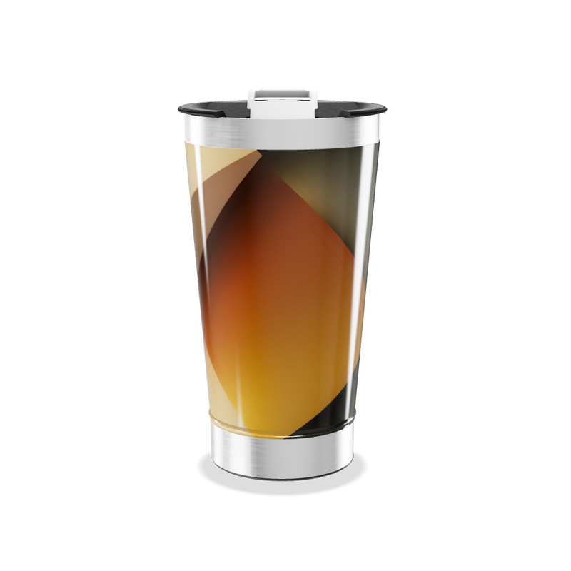 Copo Térmico - Aço Inox com Estampa Geométrica