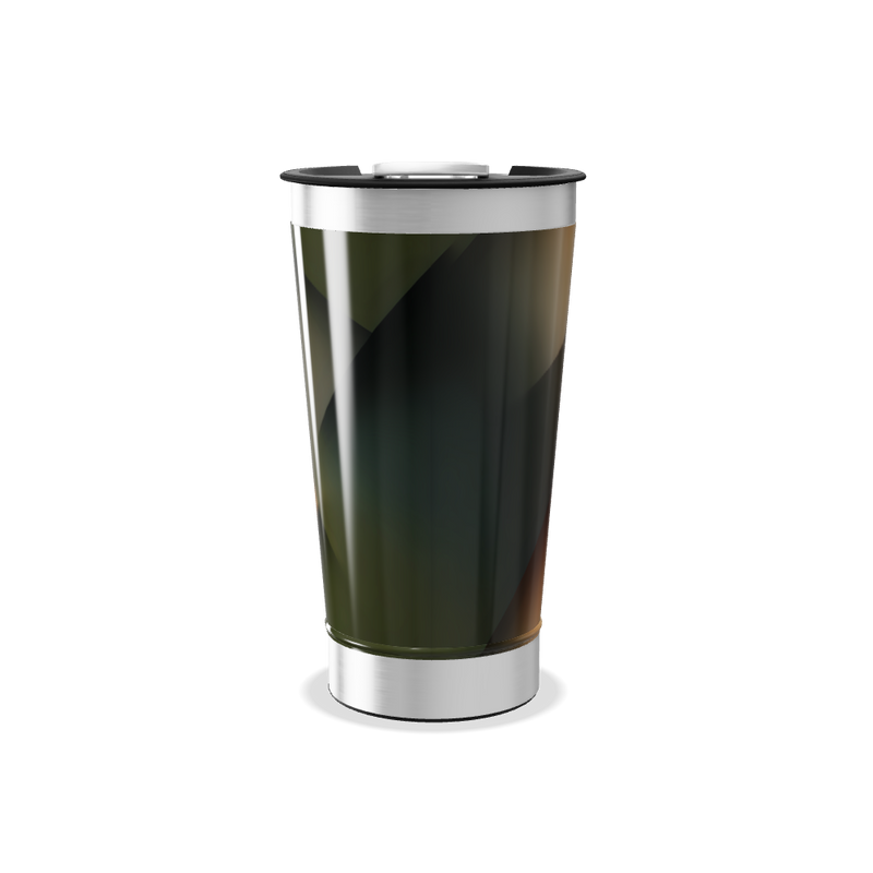 Copo Térmico - Aço Inox com Estampa Geométrica