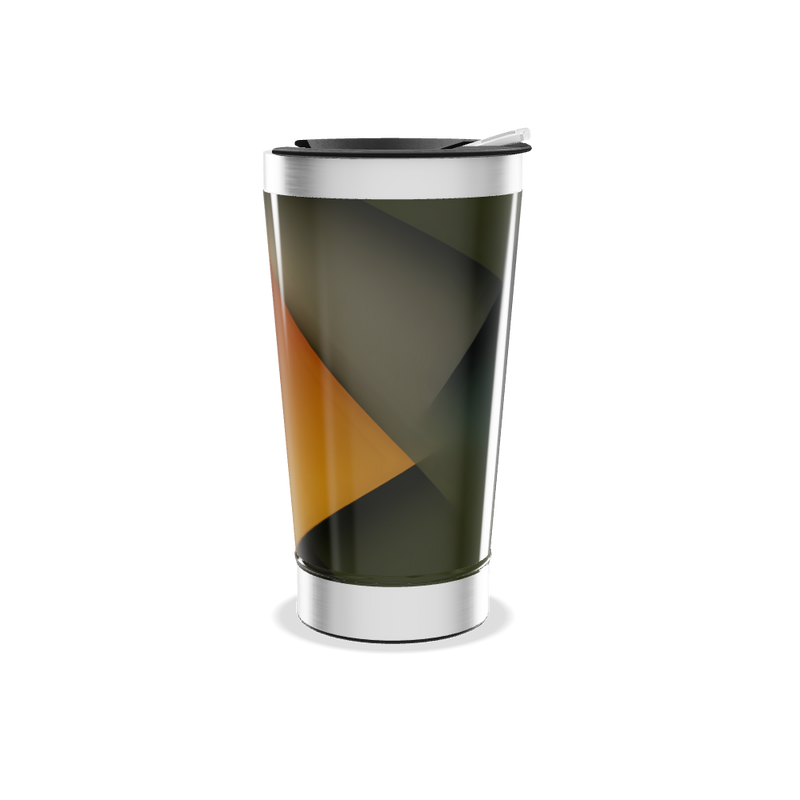 Copo Térmico - Aço Inox com Estampa Geométrica