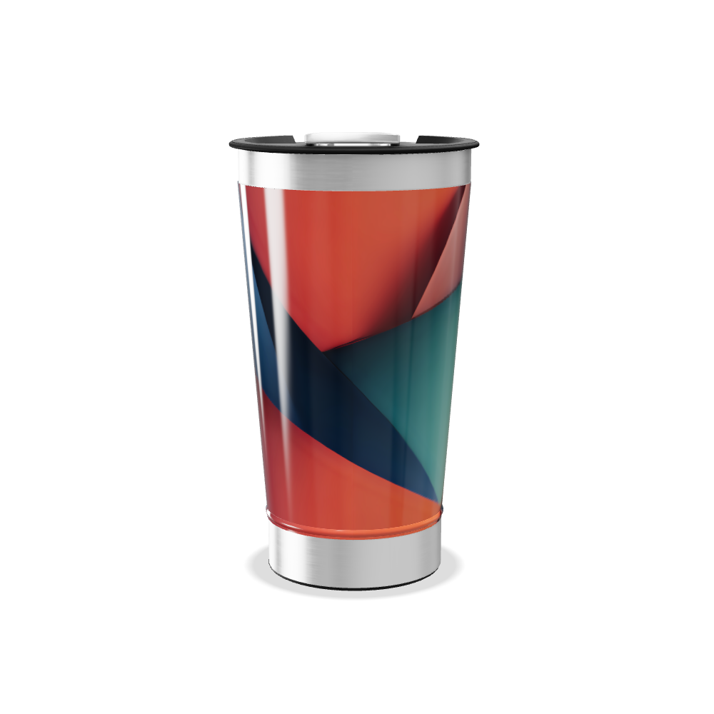 Copo Térmico - Estampa Geométrica Colorida