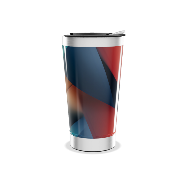 Copo Térmico - Estampa Geométrica Colorida