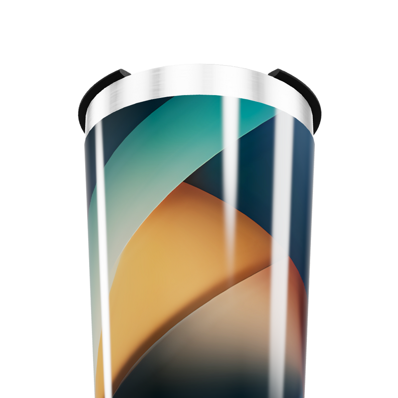 Copo Térmico - Estampa Geométrica Colorida