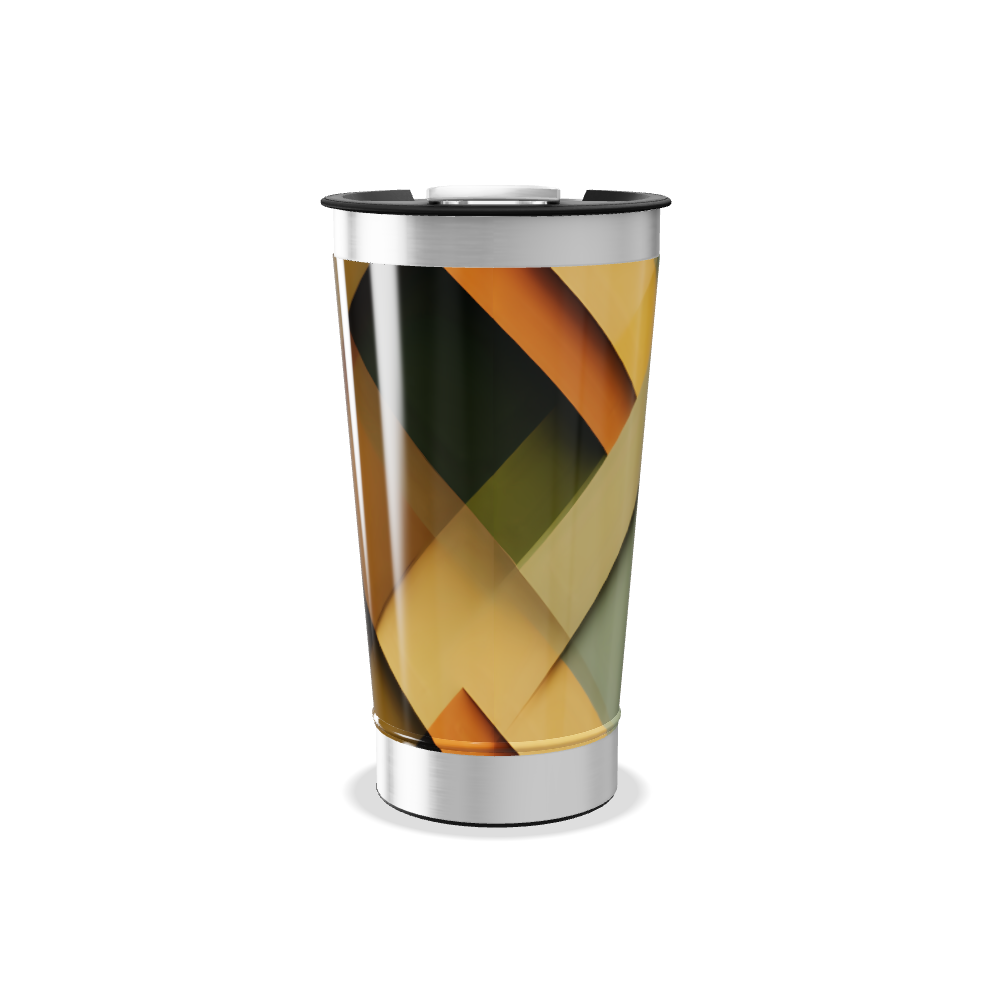 Copo Térmico - Estampa Geométrica Colorida