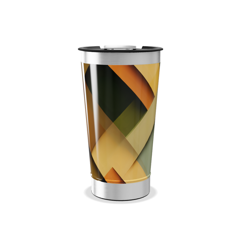 Copo Térmico - Estampa Geométrica Colorida