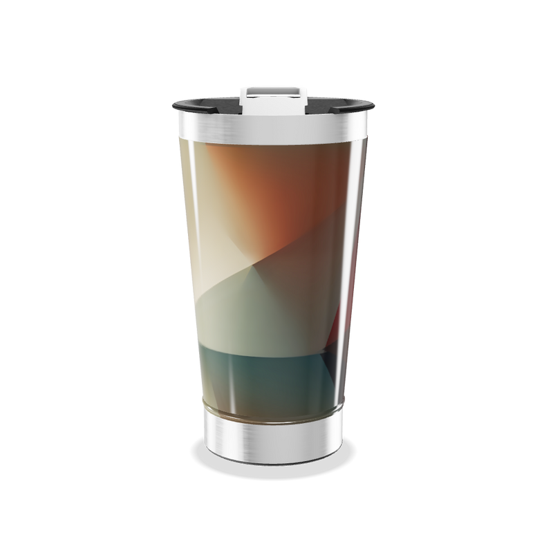 Copo Térmico - Estampa Geométrica Colorida