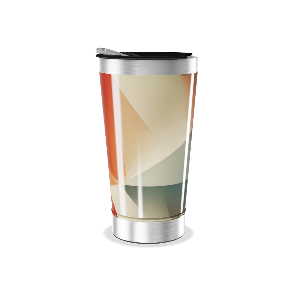 Copo Térmico - Estampa Geométrica Colorida