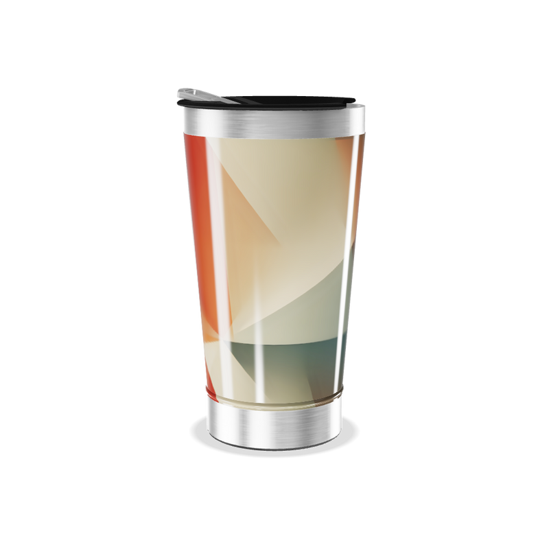 Copo Térmico - Estampa Geométrica Colorida