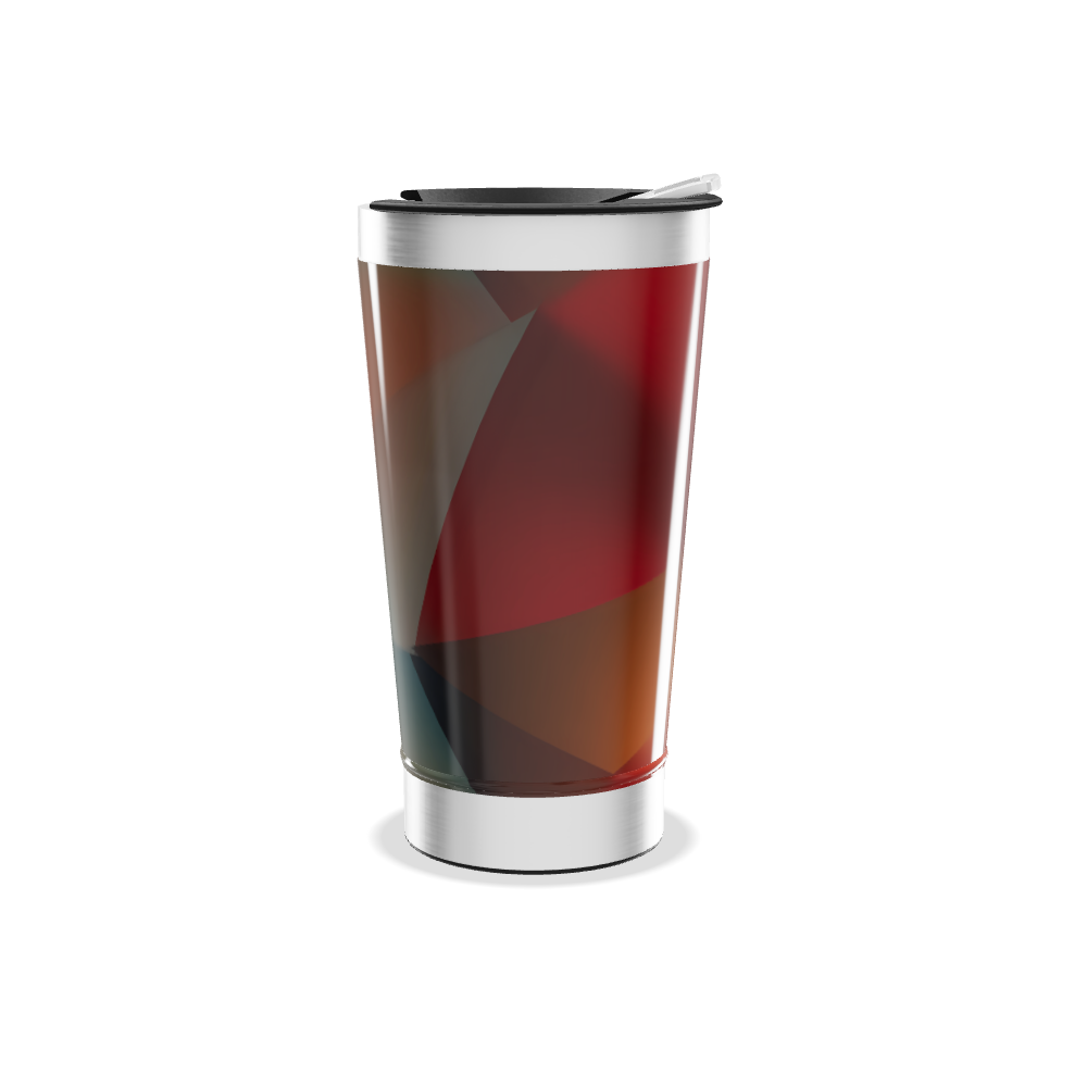 Copo Térmico - Estampa Geométrica Colorida