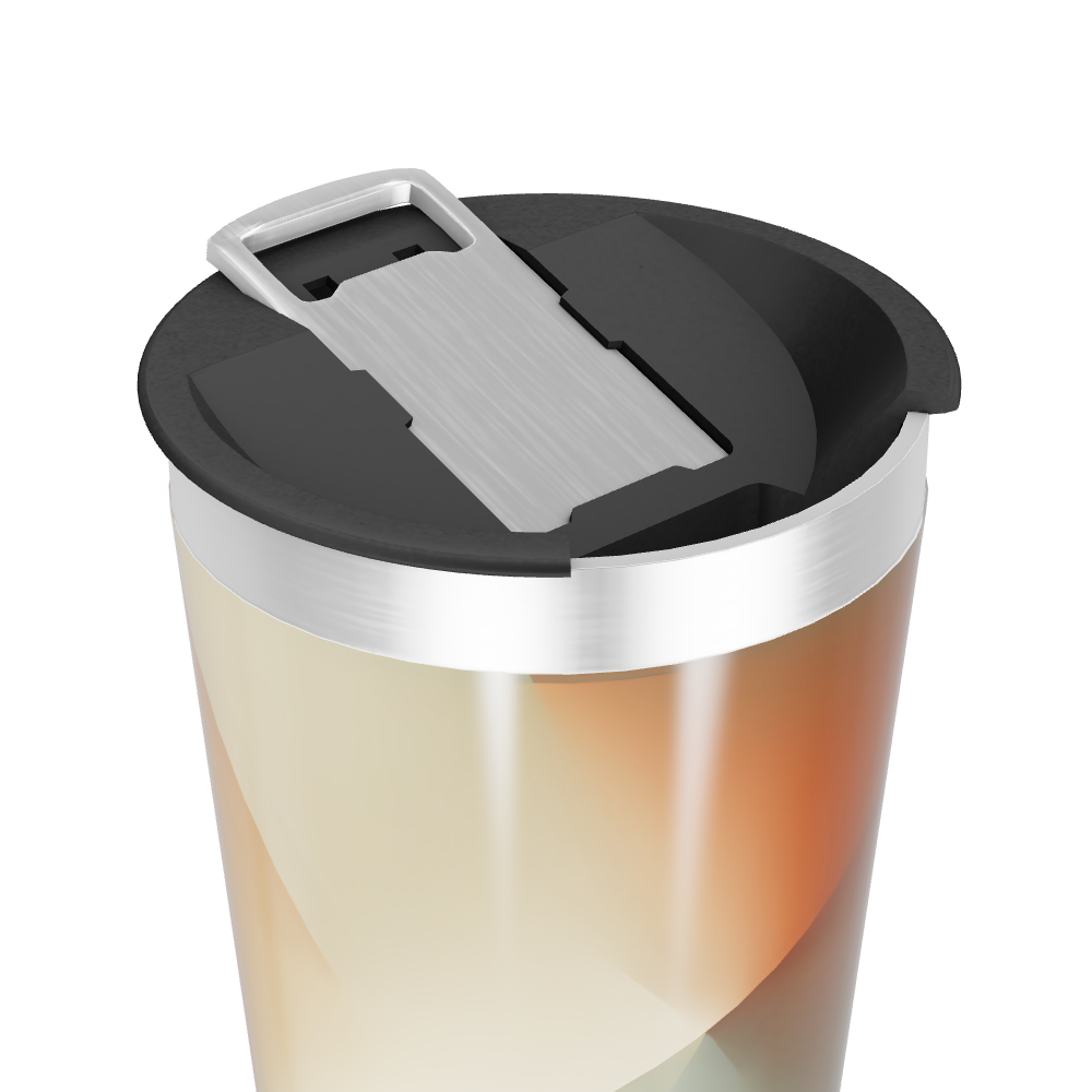 Copo Térmico - Estampa Geométrica Colorida