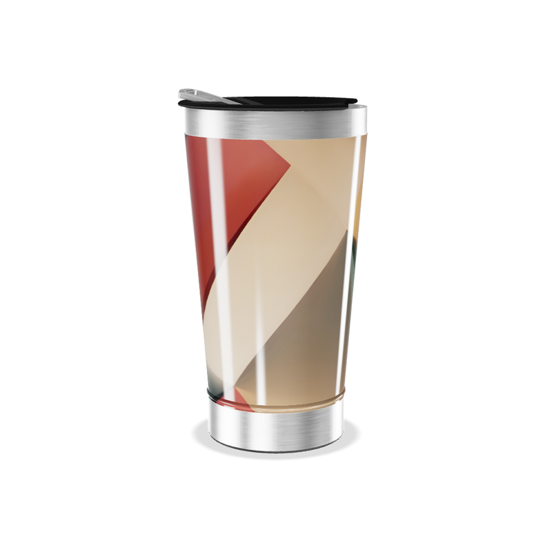 Copo Térmico - Estampa Geométrica Colorida