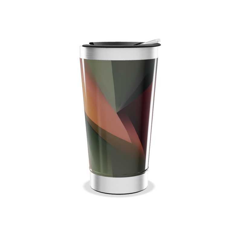 Copo Térmico - Estampa Geométrica Colorida