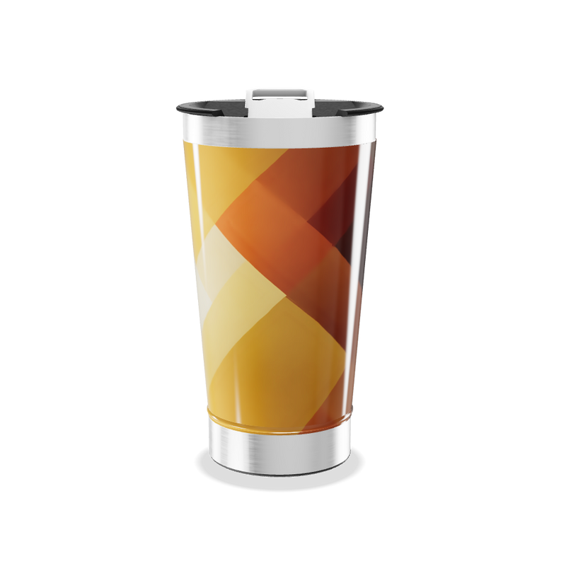 Copo Térmico - Estampa Geométrica Colorida