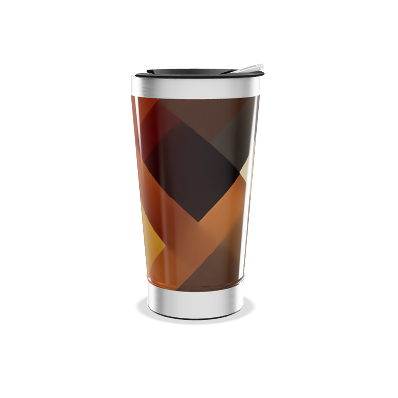 Copo Térmico - Estampa Geométrica Colorida