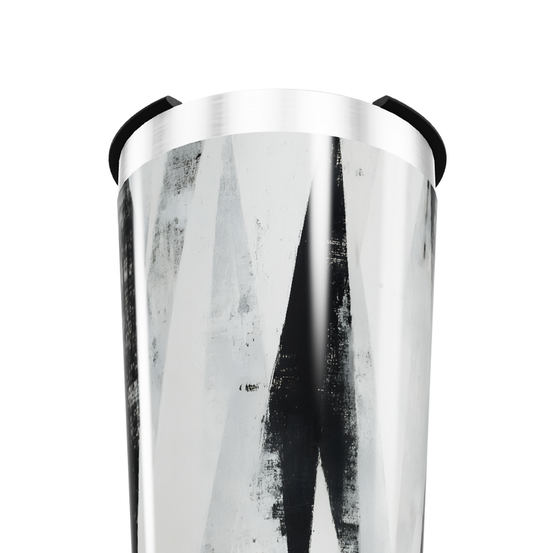 Copo Térmico - Design Preto e Branco