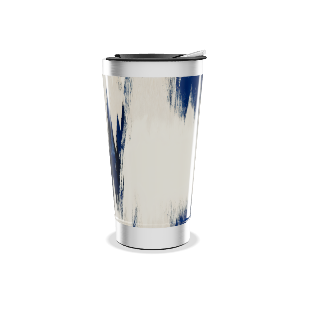 Copo Térmico - Estampa Geométrica Azul