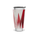Copo Térmico - Geométrico Vermelho e Branco
