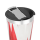 Copo Térmico - Geométrico Vermelho e Branco