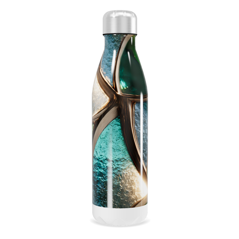 Garrafa Inox - Verde Abstrata 750ml