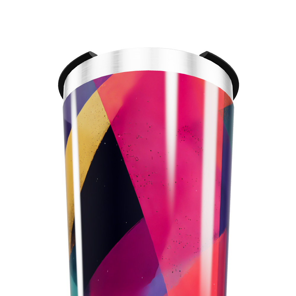 Copo Térmico - Estampa Geométrica Colorida