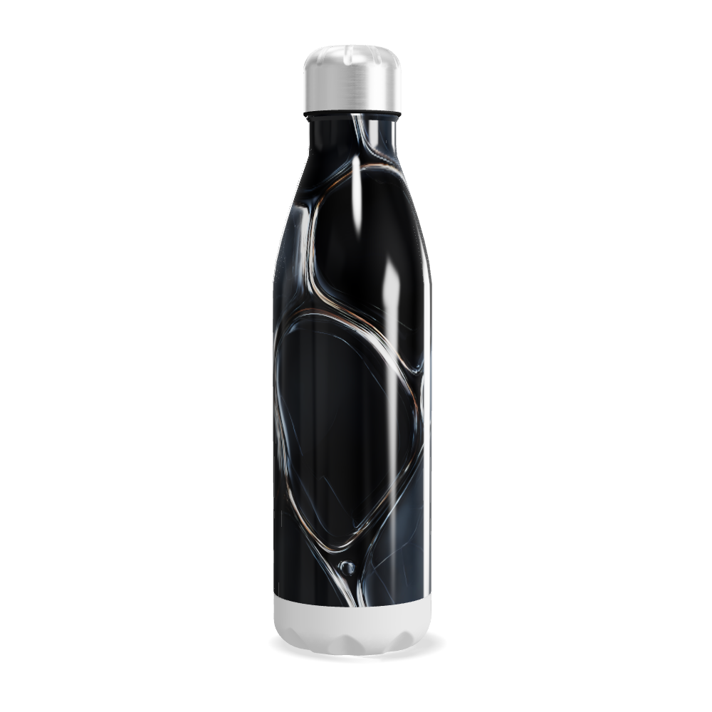 Garrafa Inox - Estampa Preto e Branco