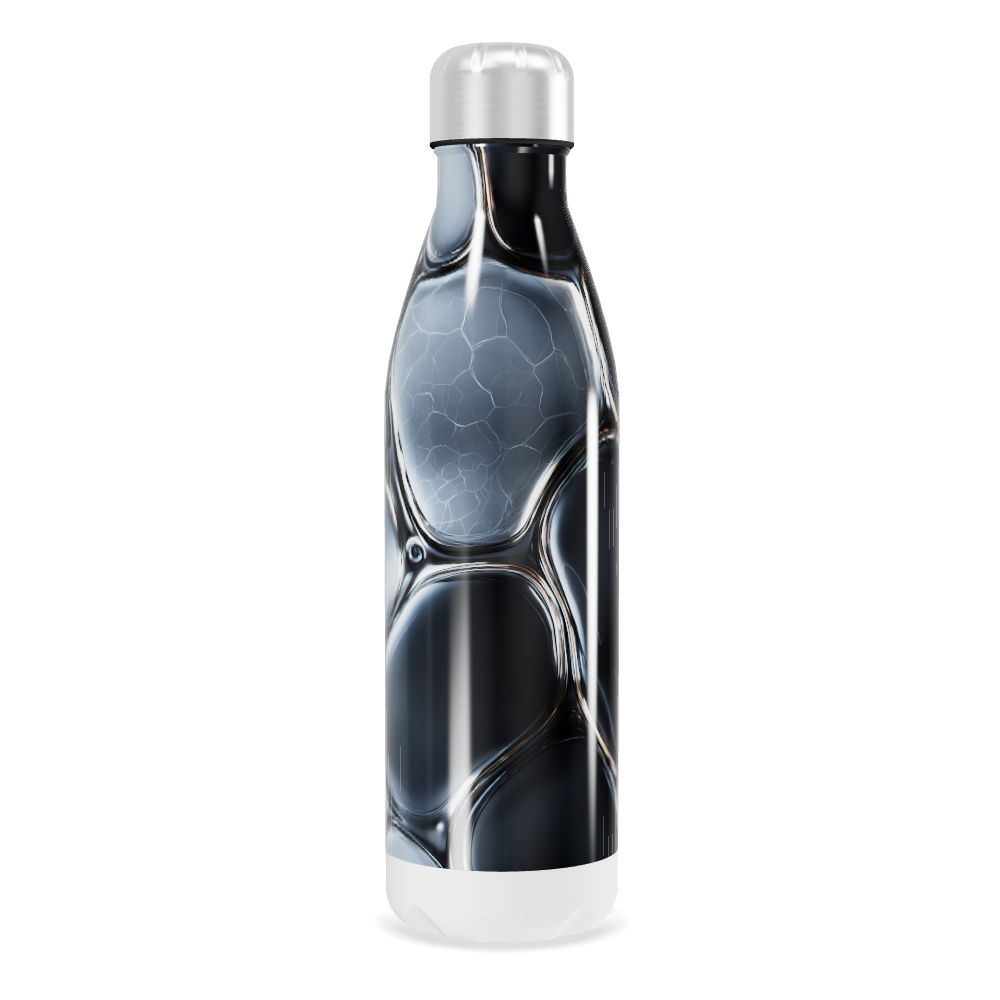 Garrafa Inox - Estampa Preto e Branco