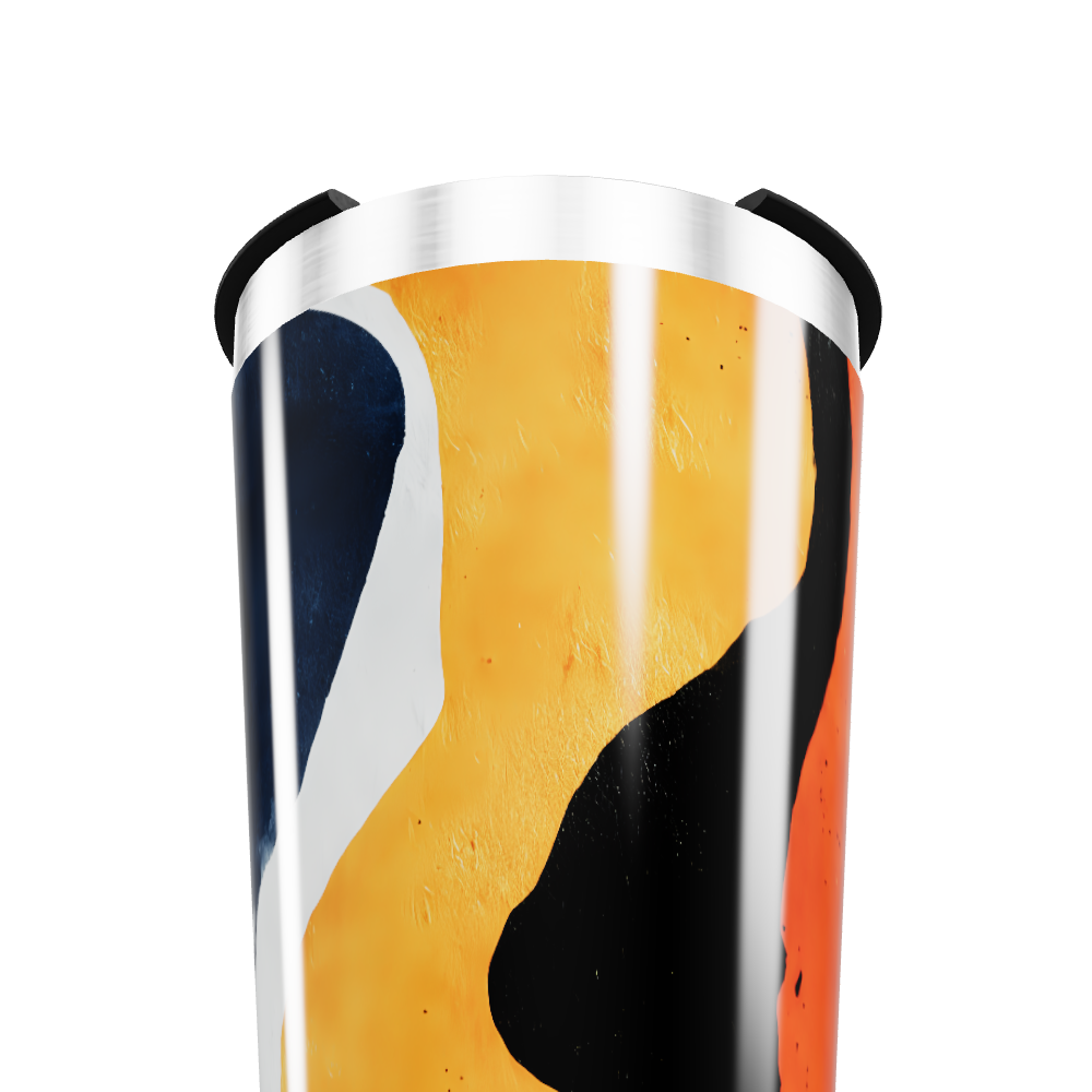Copo Térmico - Com estampa abstrata colorida