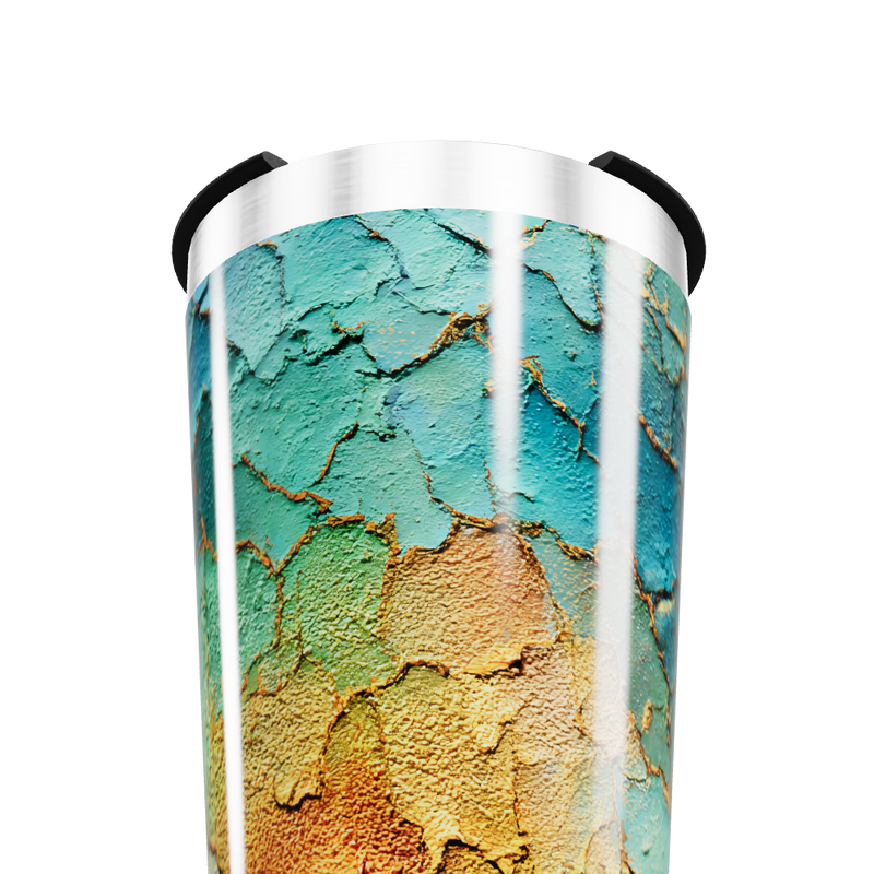 Copo Térmico - Estampa Abstrata Colorida