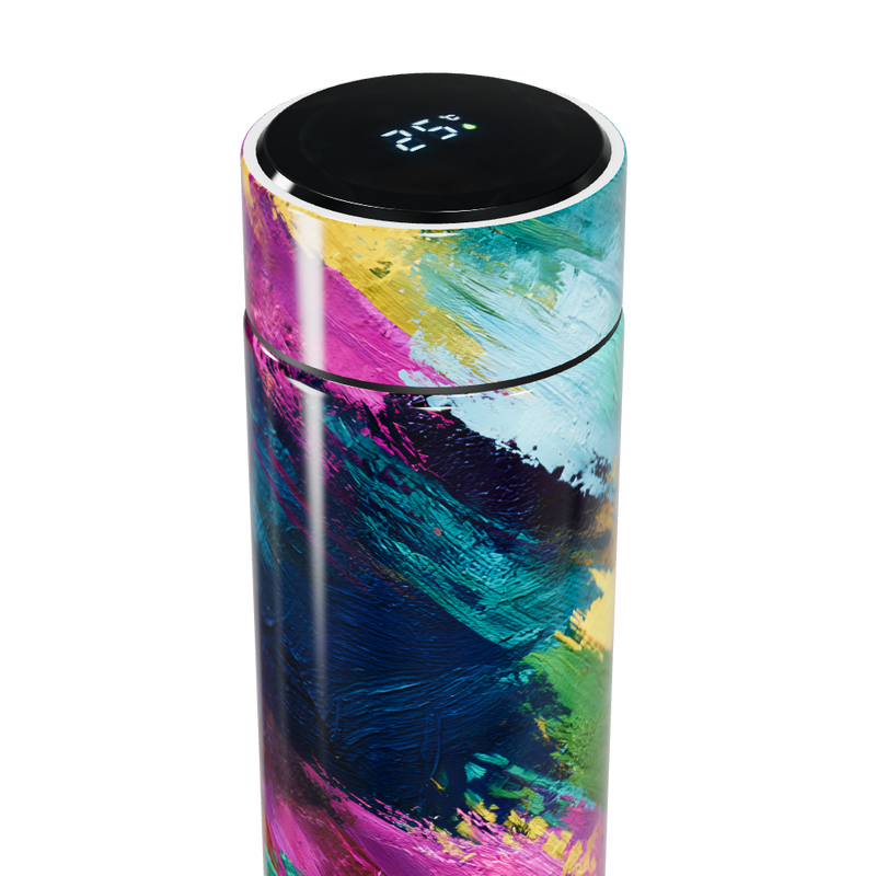 Garrafa Térmica Touch - Colorida Abstracta