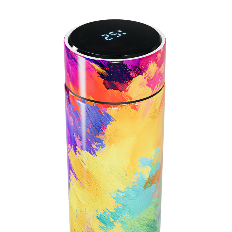 Garrafa Térmica Touch - Colorida com Display Digital