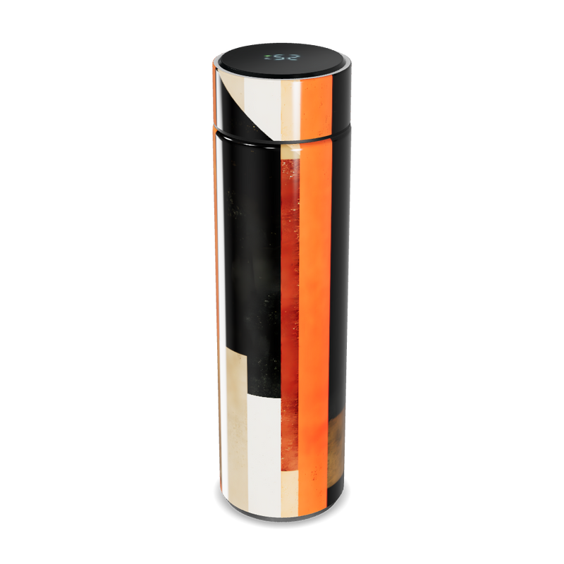 Garrafa Térmica Touch - Estampa Abstrata Colorida