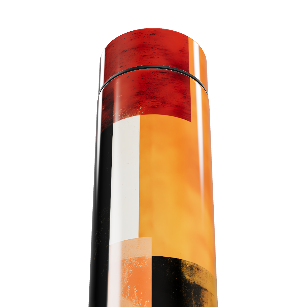 Garrafa Térmica Touch - Estampa Abstrata Colorida