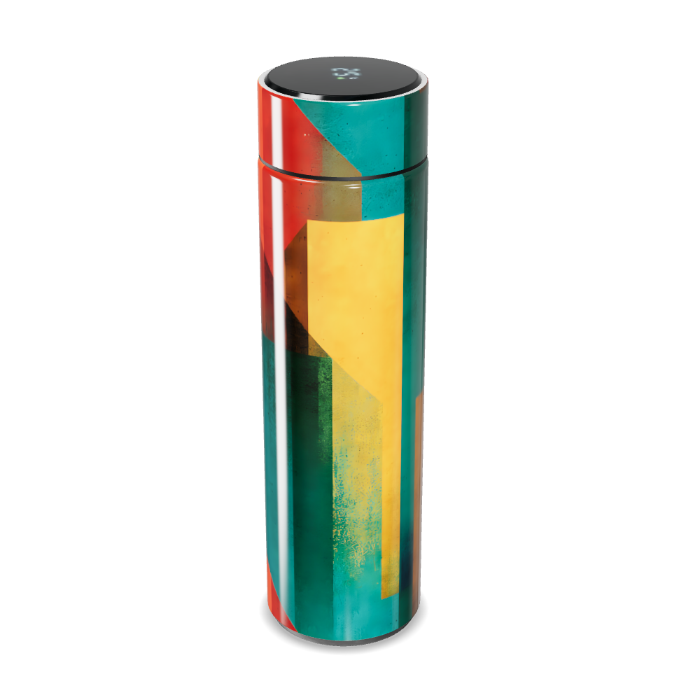 Garrafa Térmica Touch - Estampa Colorida Inox