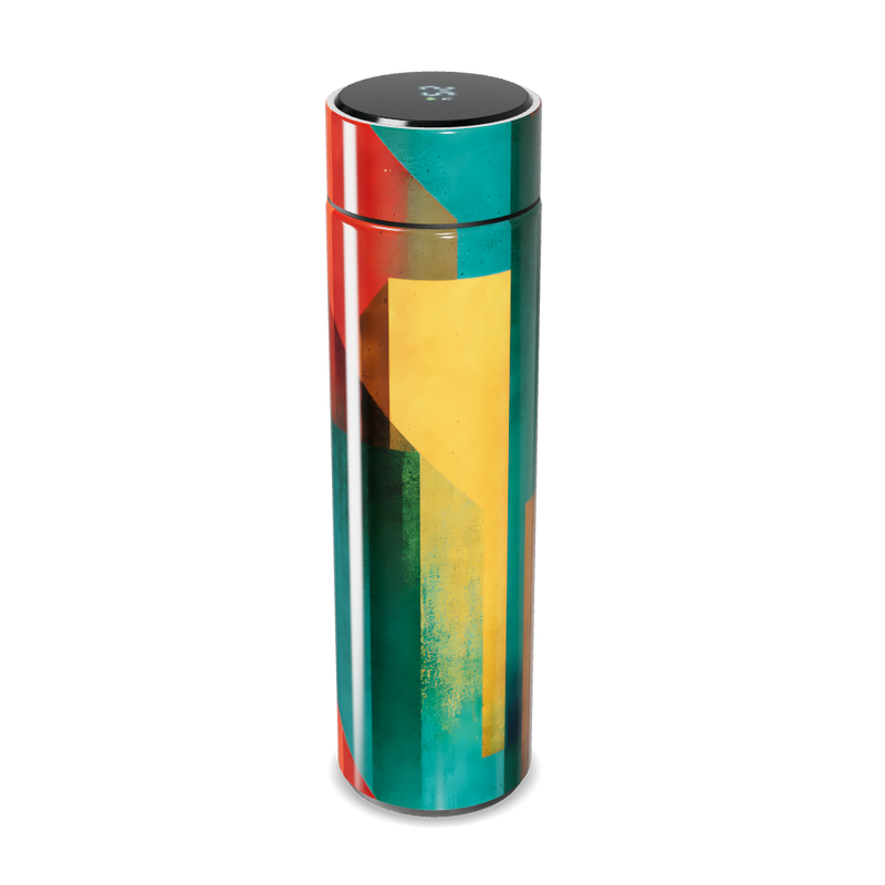 Garrafa Térmica Touch - Estampa Colorida Inox