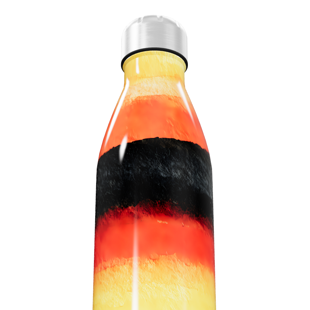 Garrafa Inox - Listras Coloridas