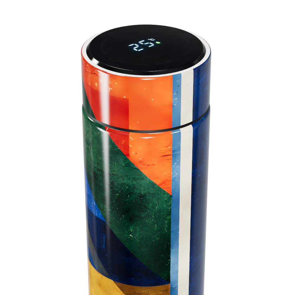 Garrafa Térmica Touch - Multicolorida com Display