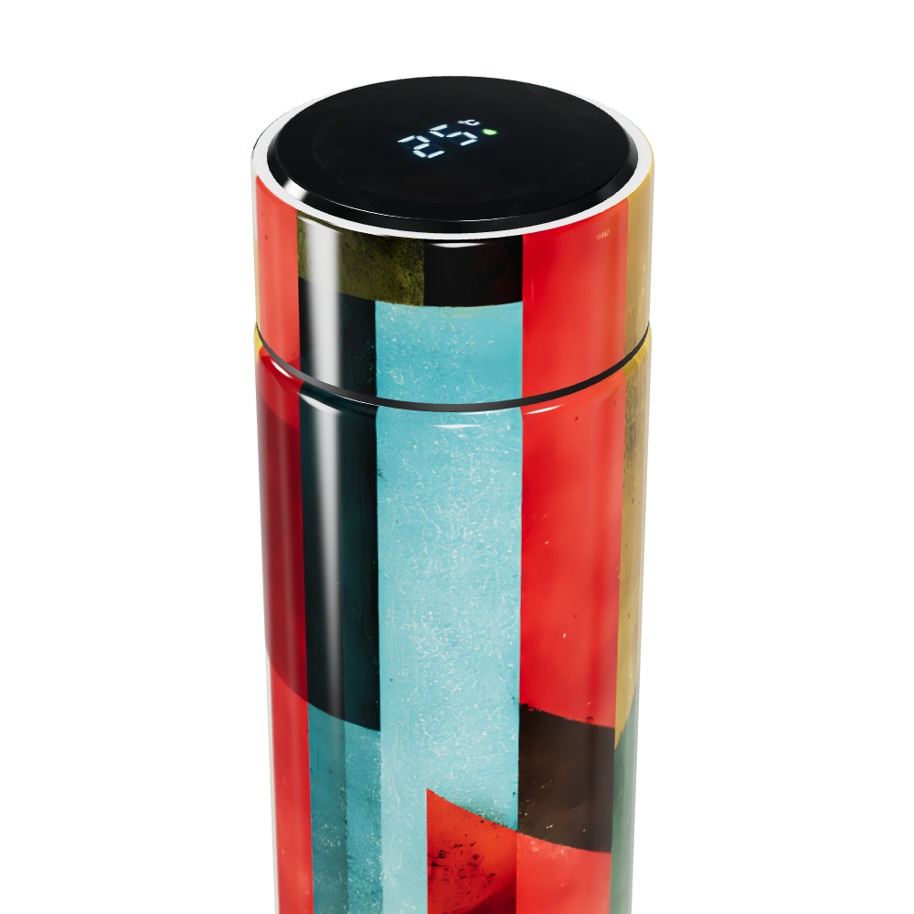Garrafa Térmica Touch - Colorida Com Display Digital